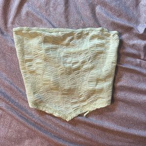 Light green crop top